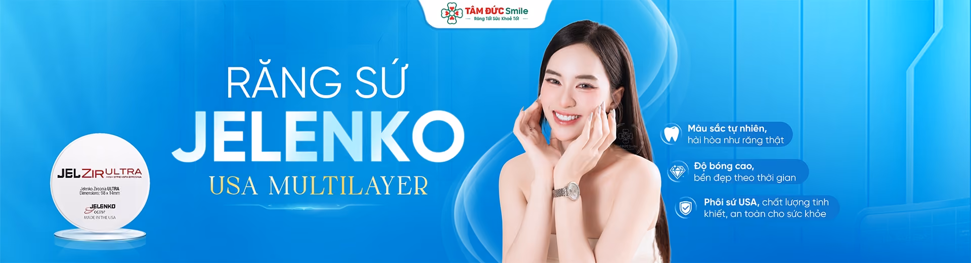Răng sứ Jelenko – Răng toàn sứ cao cấp, bền đẹp tự nhiên