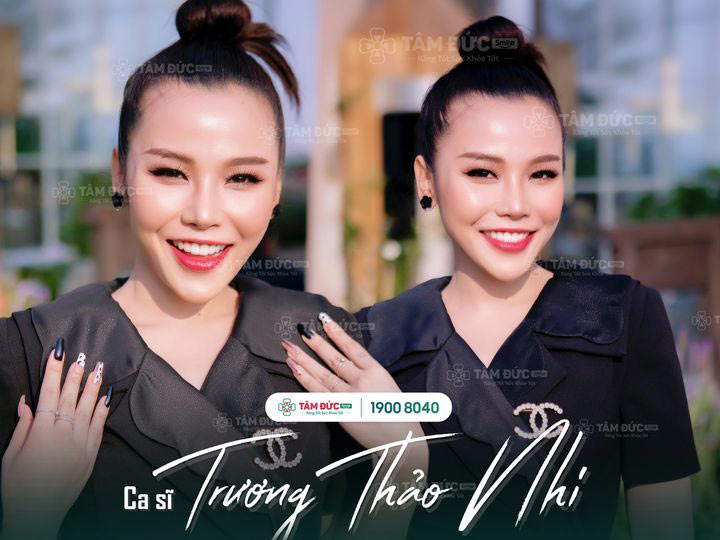 ca sĩ trương thảo nhi sau khi làm răng sứ