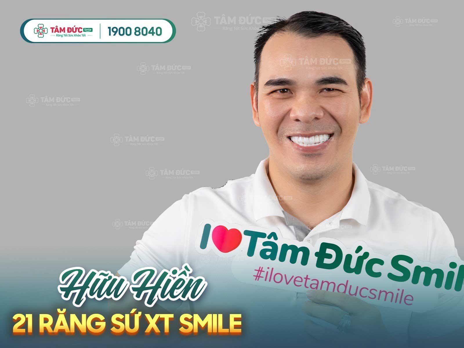 khách hàng bọc răng sứ tại nha khoa Tâm Đức Smile