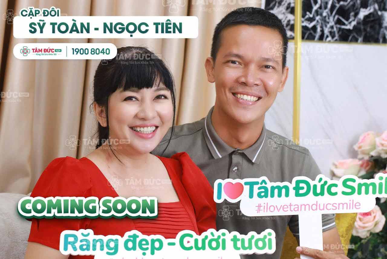 diễn viên sỹ toàn và mc ngọc tiên