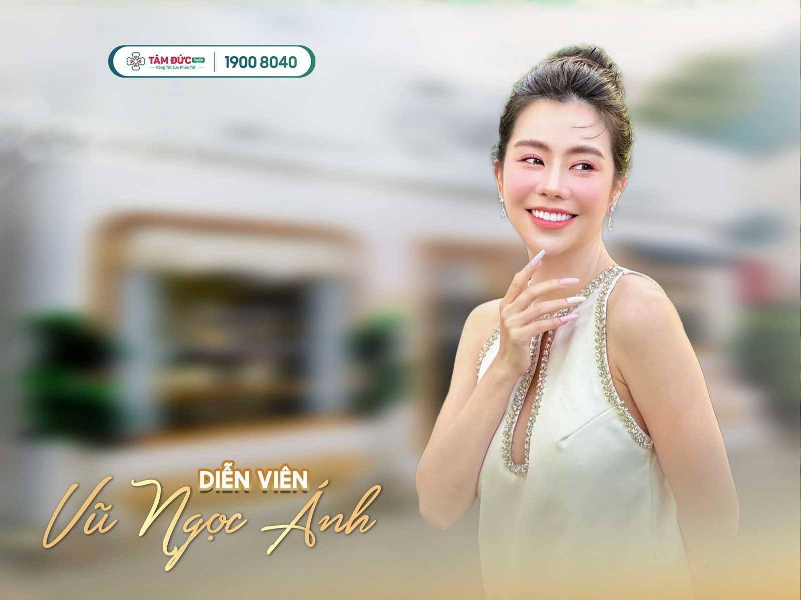 Nụ cười rạng rỡ của diễn viên Vũ Ngọc Ánh