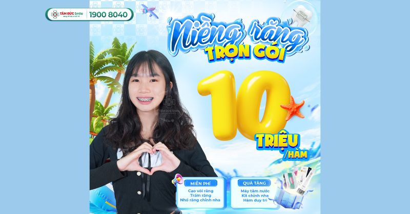 Niềng răng mắc cài kim loại giá bao nhiêu? Bảng giá Hàn, Ý, Mỹ tại Tâm Đức Smile