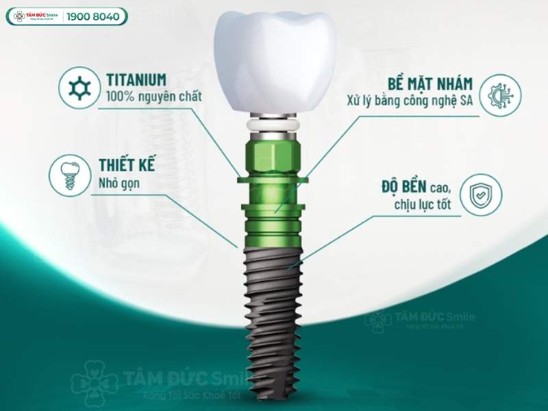 trụ Implant Hiossen