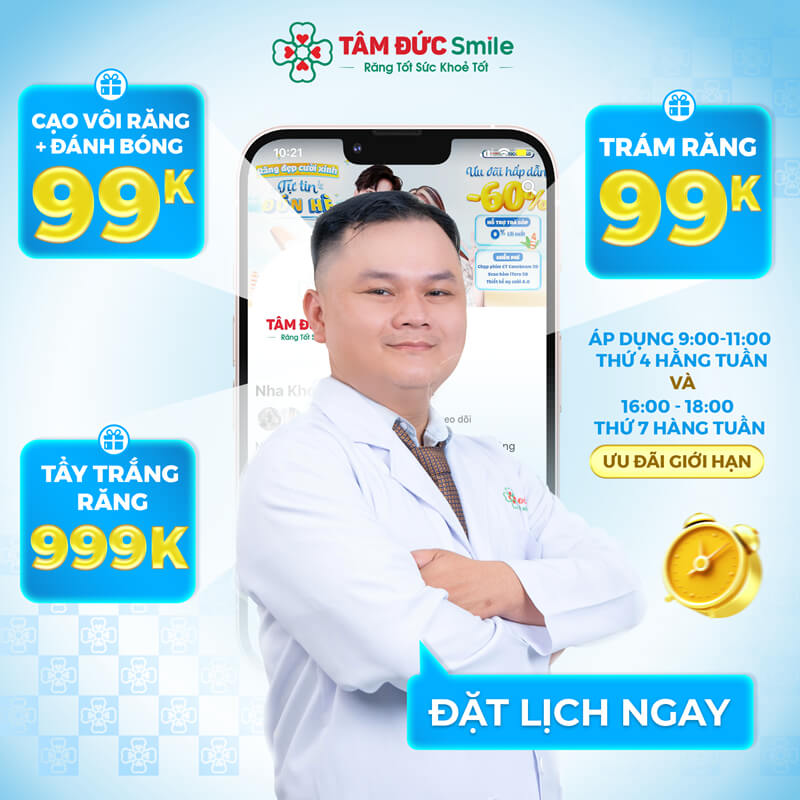 ƯU ĐÃI CHĂM SÓC RĂNG TOÀN DIỆN - MỖI TUẦN 2 NGÀY - CHỈ TỪ 99K