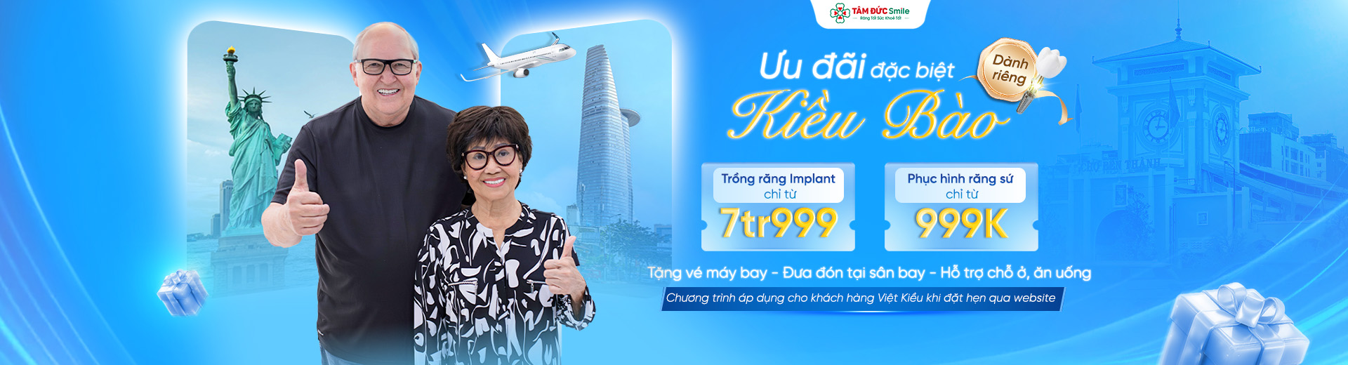 Cơ Hội Làm Răng Tiết Kiệm Đến 46% Chi Phí – Tặng Vé Máy Bay, Hỗ Trợ Chỗ Ở, Ăn Uống