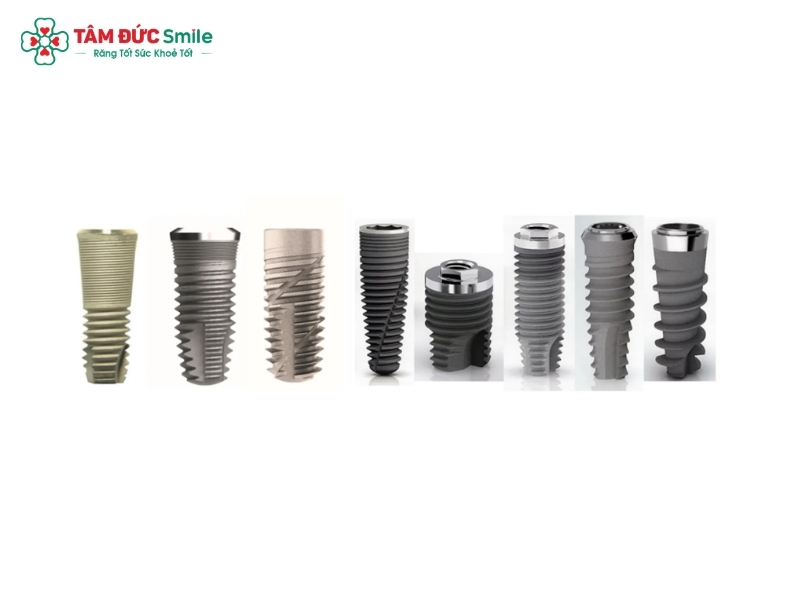 Các loại trụ Implant nào tốt hiện nay? Sự khác nhau giữa các loại trụ Implant