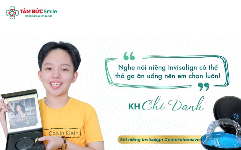 Niềng răng mắc cài kim loại tại Tâm Đức Smile giúp hàm răng đều và chắc khỏe