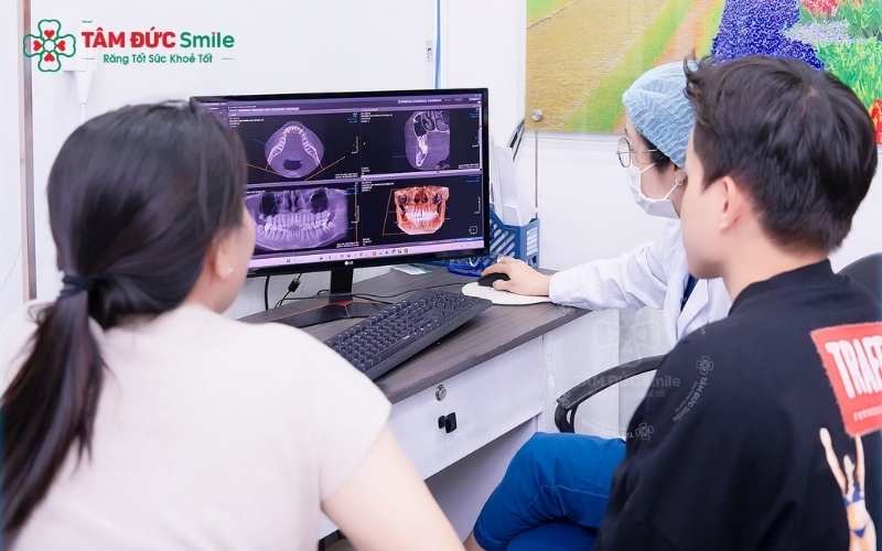 Quy trình mài răng làm cầu được thực hiện dưới tác dụng của thuốc tê, đảm bảo sự thoải mái cho khách hàng.