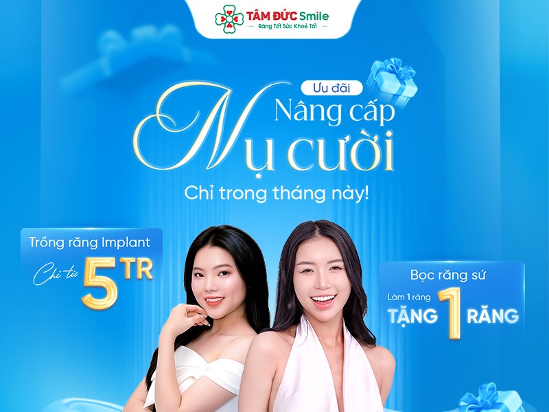 Ưu đãi trồng răng Implant