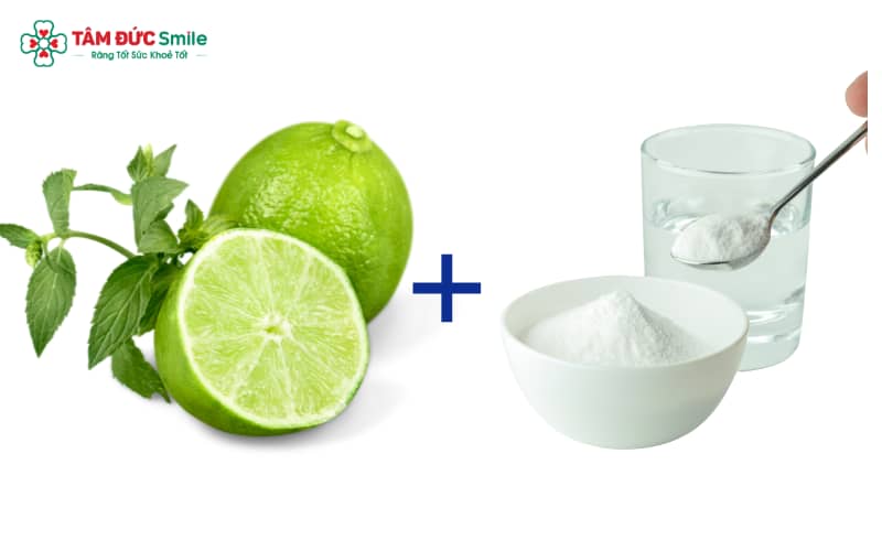 Làm trắng răng an toàn hơn với sự kết hợp chanh và baking soda