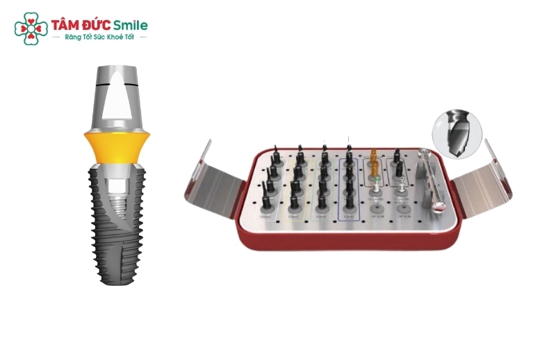 Implant Dentium Hàn Quốc: Cấu trúc vững chắc cho khả năng ăn nhai như răng thật.