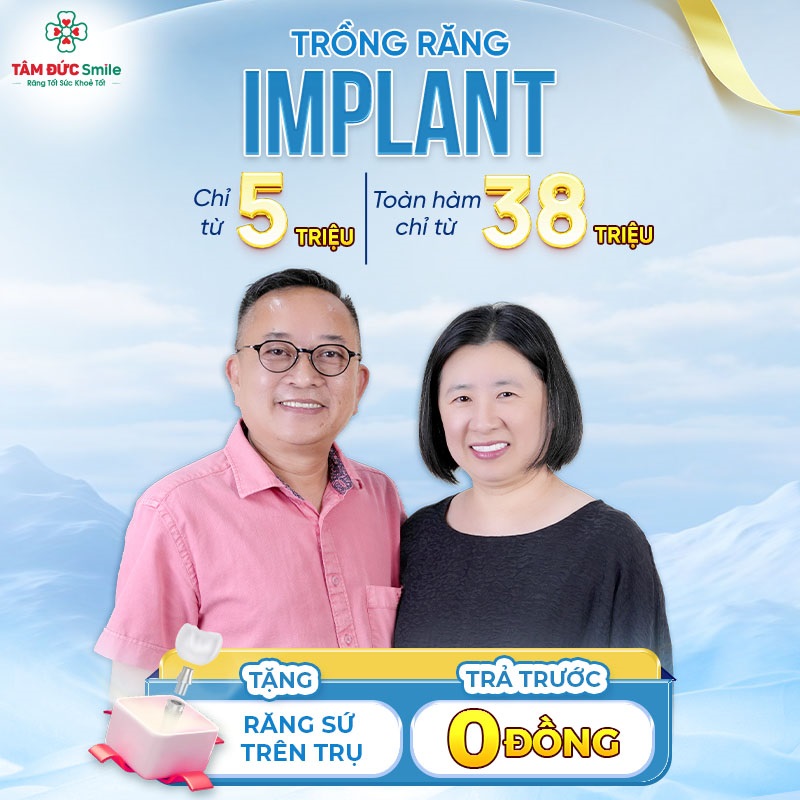 Trồng răng Implant – Bền chắc như răng thật, ăn nhai thoải mái