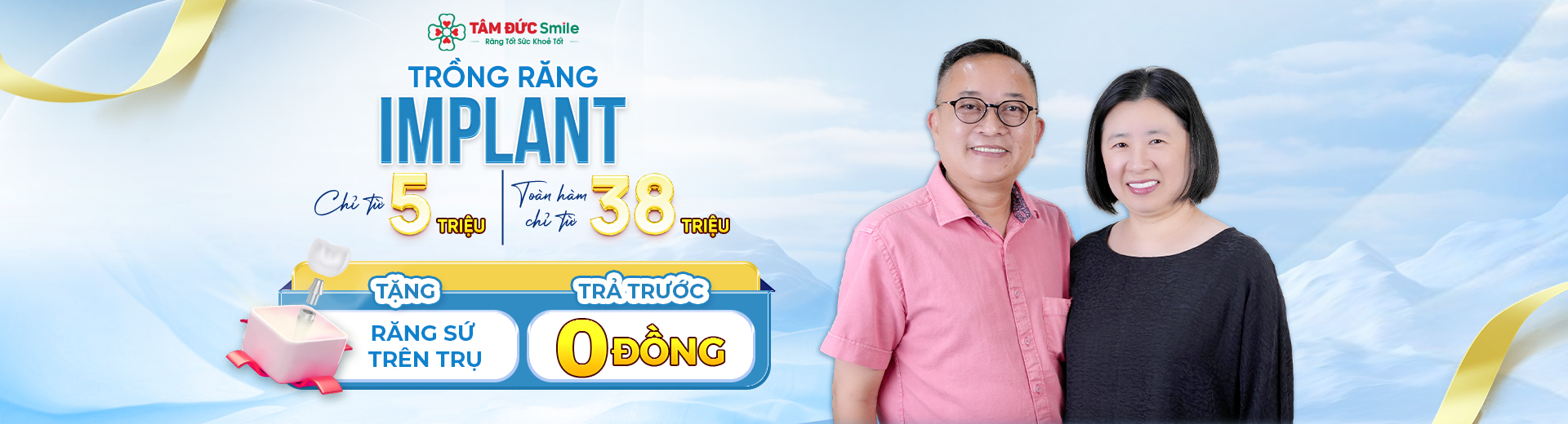 Trồng răng Implant – Bền chắc như răng thật, ăn nhai thoải mái