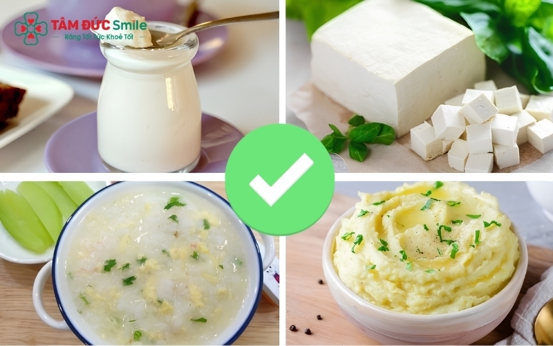 Ưu tiên các món ăn mềm, nguội và giàu dinh dưỡng giúp cơ thể nhanh hồi phục mà không gây áp lực lên vùng huyệt ổ răng vừa nhổ.