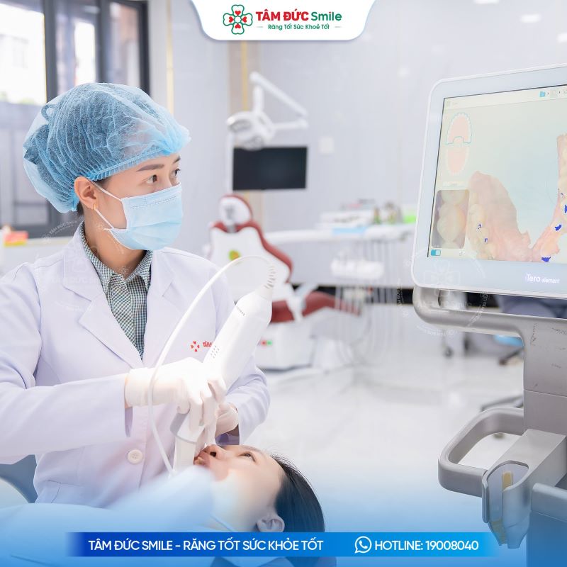 Ứng dụng máy Scan iTero 5D hỗ trợ lấy dấu răng kỹ thuật số và lập kế hoạch điều trị chính xác.