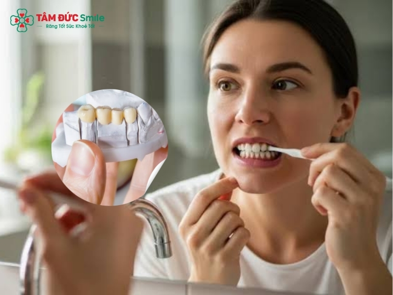 Chăm sóc cầu răng sứ đúng cách: Vệ sinh, ăn uống và dấu hiệu cần tái khám