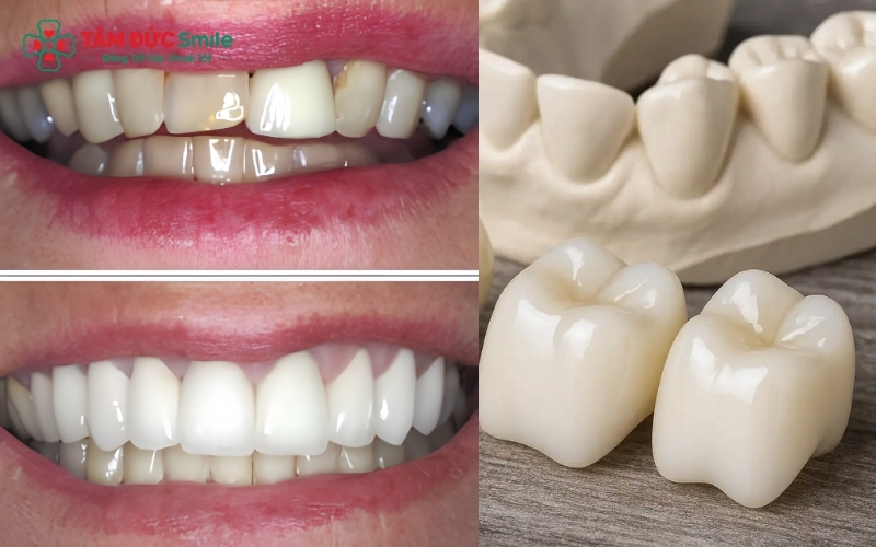 Zirconia Crystal là lựa chọn hoàn hảo để khắc phục các khuyết điểm như răng nhiễm màu nặng, răng sứt mẻ hoặc thưa nhẹ.
