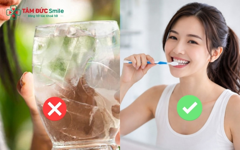 Hạn chế thức uống quá lạnh và vệ sinh răng nhẹ nhàng giúp bảo vệ miếng trám bền lâu, đồng thời ngăn ngừa tình trạng sâu răng tái phát tại các vị trí kẽ răng.