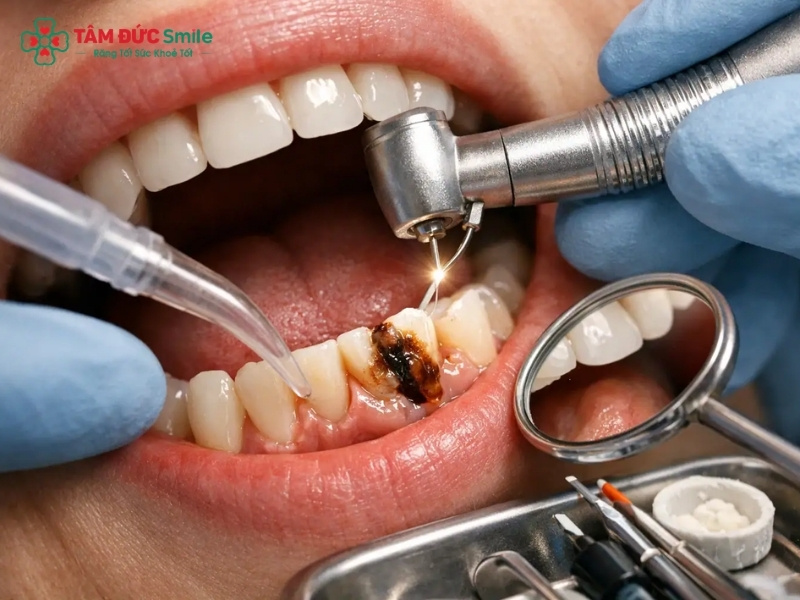 Trẻ 6 tuổi bị sâu răng hàm phải làm sao?
