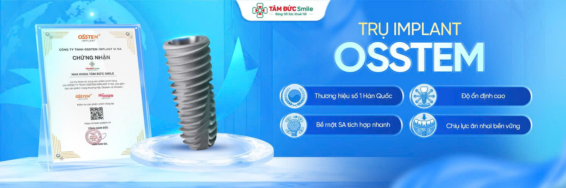 Trụ Implant OSSTEM